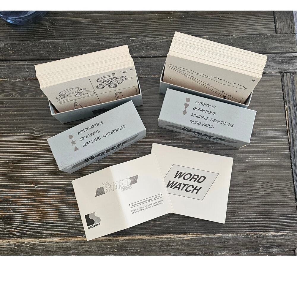 LinguiSystems "The Word Game" Replacement Cards & Pictures Only SLP Therapy